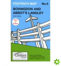 Chiltern Society Footpath Map No. 5 - Bovingdon and Abbots Langley