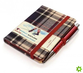 Waverley S.T. (S): Dress Mini with Pen Pocket Genuine Tartan Cloth Commonplace Notebook