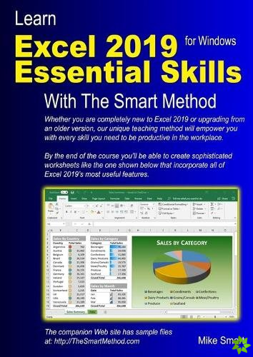 Learn Excel 2019 Essential Skills with The Smart Method