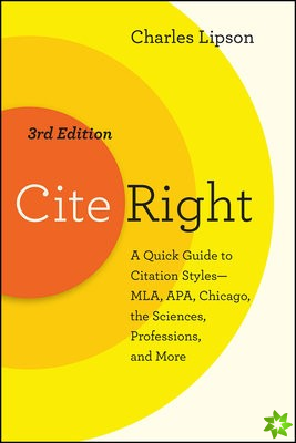 Cite Right, Third Edition