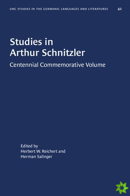 Studies in Arthur Schnitzler