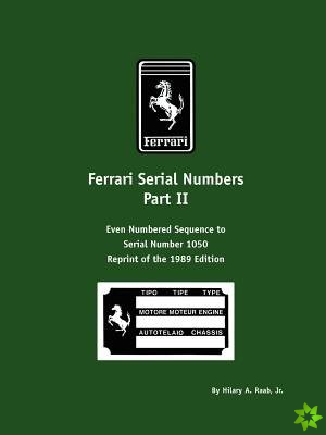 Ferrari Serial Numbers Part II