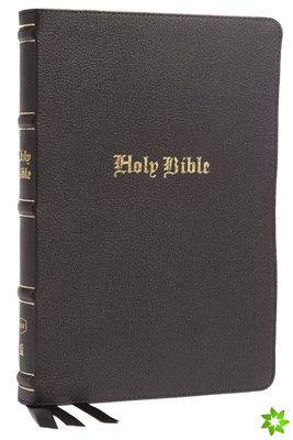 KJV Holy Bible: Large Print Thinline, Black Genuine Leather, Red Letter, Comfort Print: King James Version
