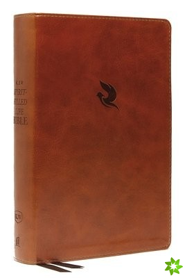 KJV, Spirit-Filled Life Bible, Third Edition, Leathersoft, Brown, Red Letter, Comfort Print