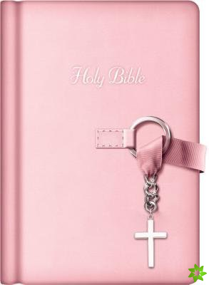 NKJV, Simply Charming Bible, Hardcover, Pink