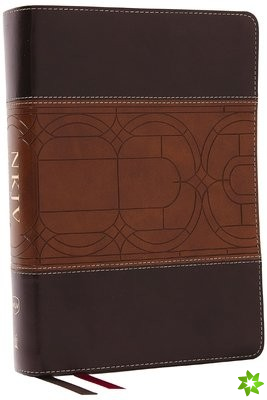 NKJV Study Bible, Leathersoft, Brown, Full-Color, Comfort Print