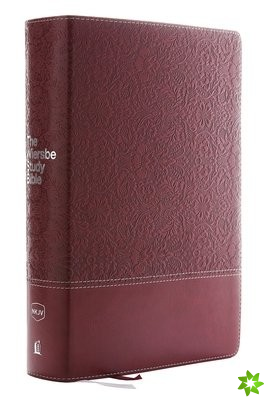 NKJV, Wiersbe Study Bible, Leathersoft, Burgundy, Red Letter, Comfort Print