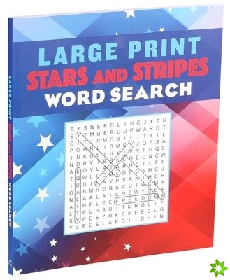 Large Print Stars and Stripes Word Search
