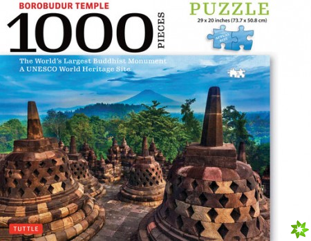 Borobudur Temple, Indonesia - 1000 Piece Jigsaw Puzzle