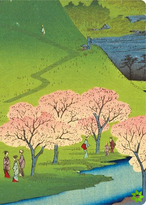 Hiroshige Cherry Blossoms Lined Hardcover Journal