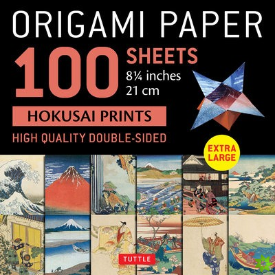 Origami Paper 100 sheets Hokusai Prints 8 1/4