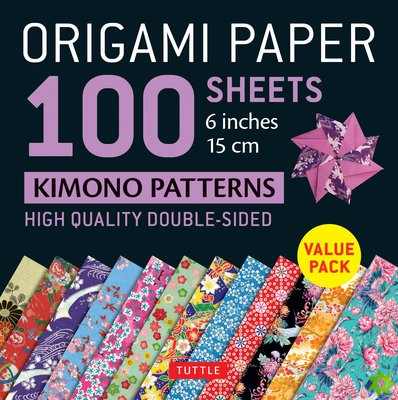 Origami Paper 100 sheets Kimono Patterns 6