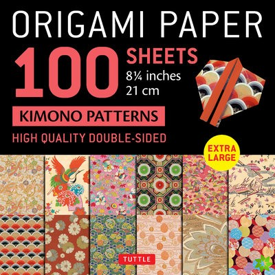 Origami Paper 100 sheets Kimono Patterns 8 1/4