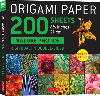 Origami Paper 200 sheets Nature Photos 8 1/4