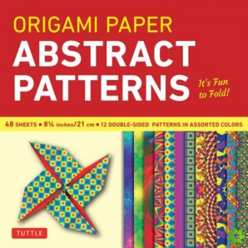Origami Paper - Abstract Patterns - 8 1/4 - 48 Sheets