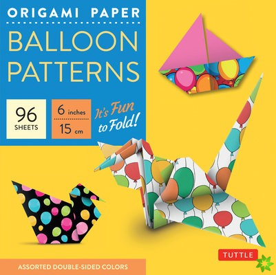 Origami Paper Balloon Patterns 96 Sheets 6