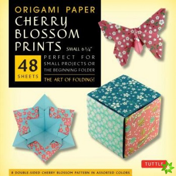 Origami Paper- Cherry Blossom Prints- Small 6 3/4
