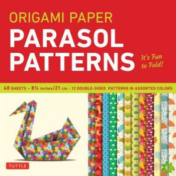 Origami Paper - Parasol Patterns - 8 1/4 inch - 48 Sheets
