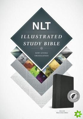 NLT Illustrated Study Bible Tutone Black/Onyx, Indexed