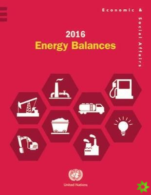 2016 energy balances