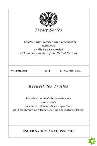 Treaty Series 3004 (English/French Edition)