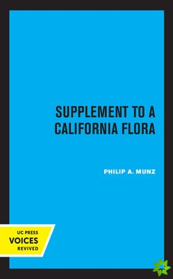 Supplement to A California Flora