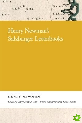 Henry Newman's Salzburger Letterbooks