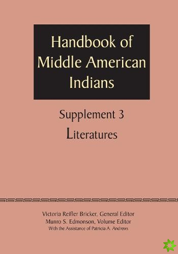 Supplement to the Handbook of Middle American Indians, Volume 3