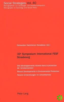 33e Symposium International FESF Strasbourg