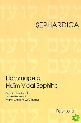 Hommage a Haim Vidal Sephiha