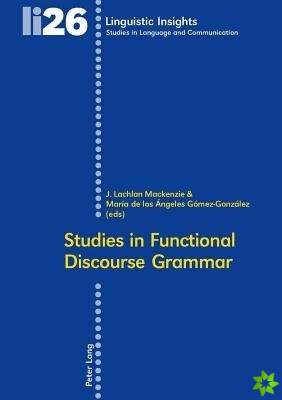 Studies in Functional Discourse Grammar