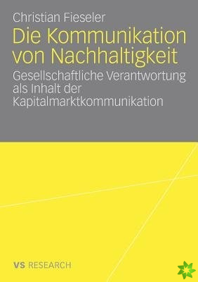 Die Kommunikation Von Nachhaltigkeit