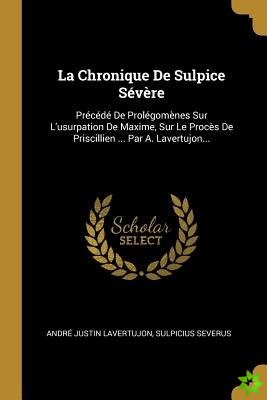 Chronique De Sulpice Severe