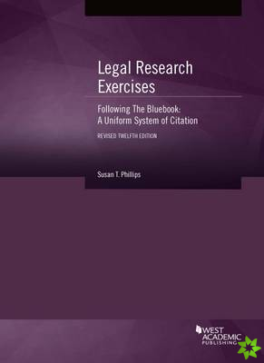 Legal Research Exercises Following The Bluebook