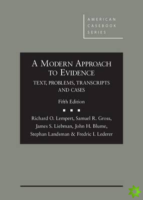 Modern Approach to Evidence