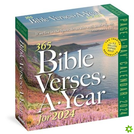 365 Bible Verses-a-Year for 2024 Page-a-Day Calendar