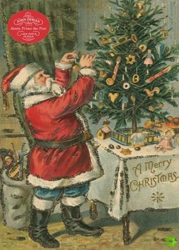 John Derian Paper Goods: Santa Trims the Tree 1,000-Piece Puzzle