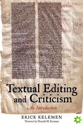 Textual Editing and Criticism
