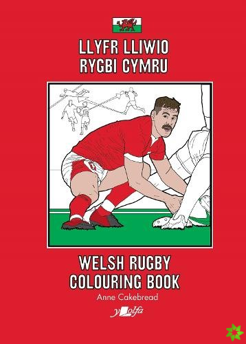 Llyfr Lliwio Rygbi Cymru | Welsh Rugby Colouring Book