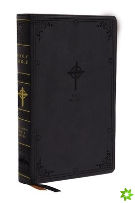 NABRE, New American Bible, Revised Edition, Catholic Bible, Large Print Edition, Leathersoft, Black, Thumb Indexed, Comfort Print