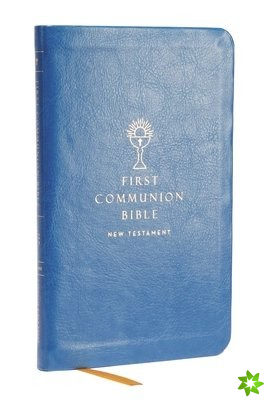 NABRE, New American Bible, Revised Edition, Catholic Bible, First Communion Bible: New Testament, Leathersoft, Blue