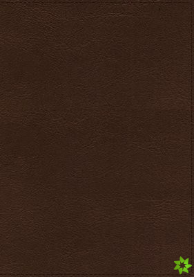 ESV, Thompson Chain-Reference Bible, Leathersoft, Brown, Red Letter, Thumb Indexed