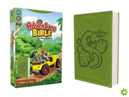 NIrV, Adventure Bible for Early Readers, Leathersoft, Green, Full Color