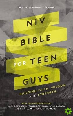 NIV Bible For Teen Guys, Imitation Leather, Blue: Building Faith, Wisdomand Strength