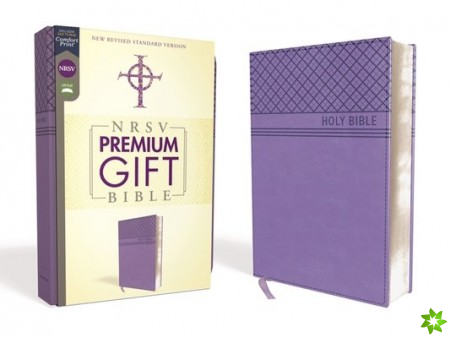 NRSV, Premium Gift Bible, Leathersoft, Purple, Comfort Print